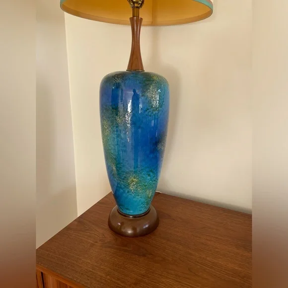 MCM Royal Haeger Etruscan glaze table lamp - Picture 3 of 10